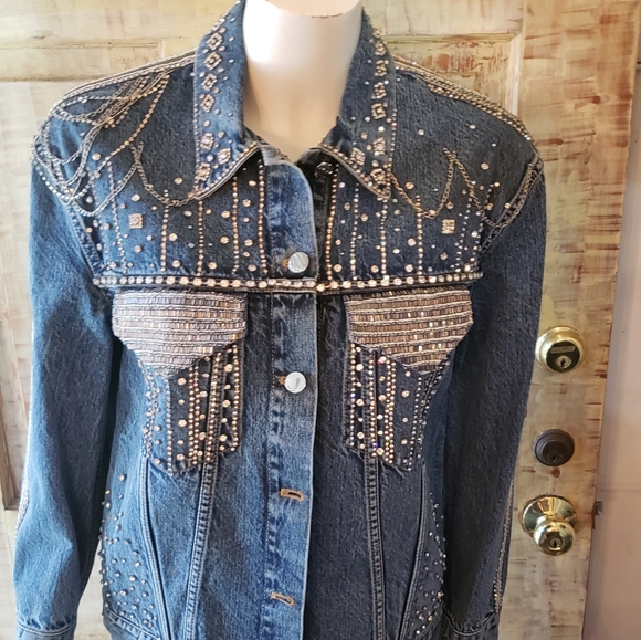 Alice & Olivia Denim Jacket - Picture 3 of 8